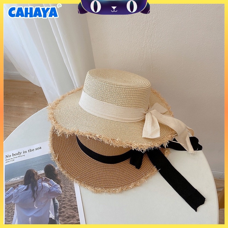 CAHAYA Topi Pantai Wanita Pelindung UV - Summerhat Pantai Import T110