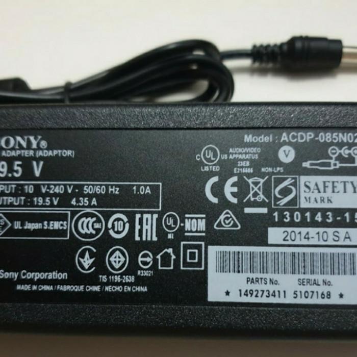 Adaptor Tv Sony Bravia 19,5V 4,35A Ori Pabrik Asli