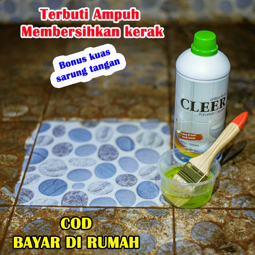 Pembersih kerak keramik kamar mandi &amp; Toilet extra ampuh CLEER 1000ML  pembersih porselen cleaner