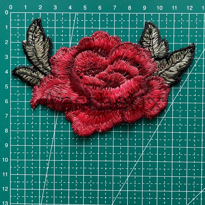 Patch Bordir Bunga Embroidery Aplikasi Tempel Floral EHG013