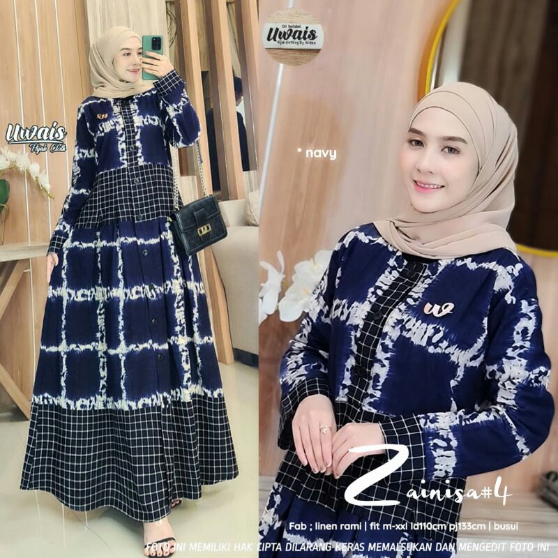 Chese dress / Zainisa by uwais mat linen premium
