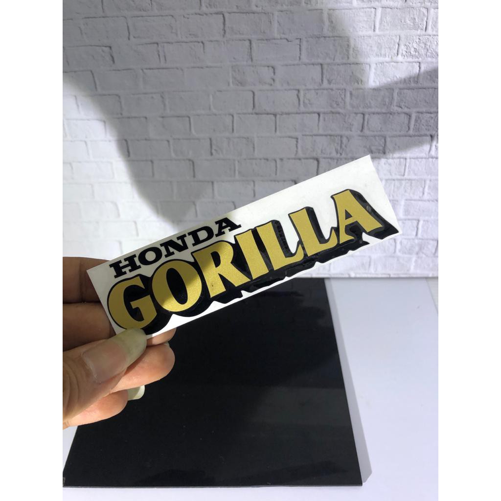 stiker HONDA GORILA sticker HONDA GORILLA