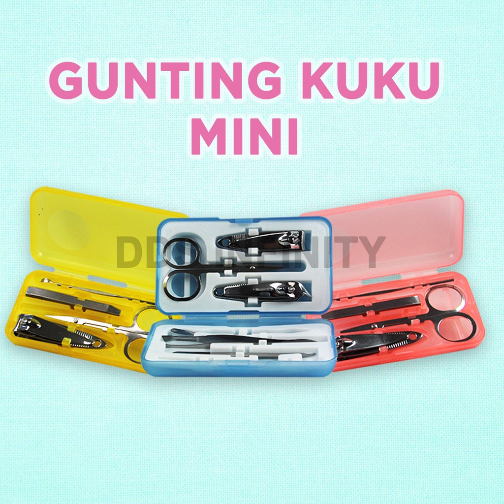 gunting kuku set alat manicure pedicure set perawatan kuku