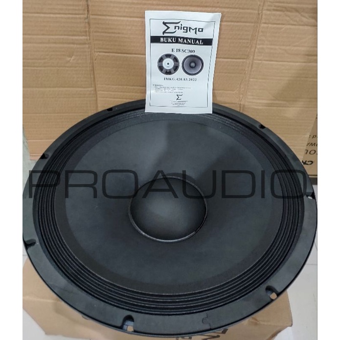 Komponen Speaker Enigma 18 SC 300 18SC 300 18 SC300 1000 Watt Original