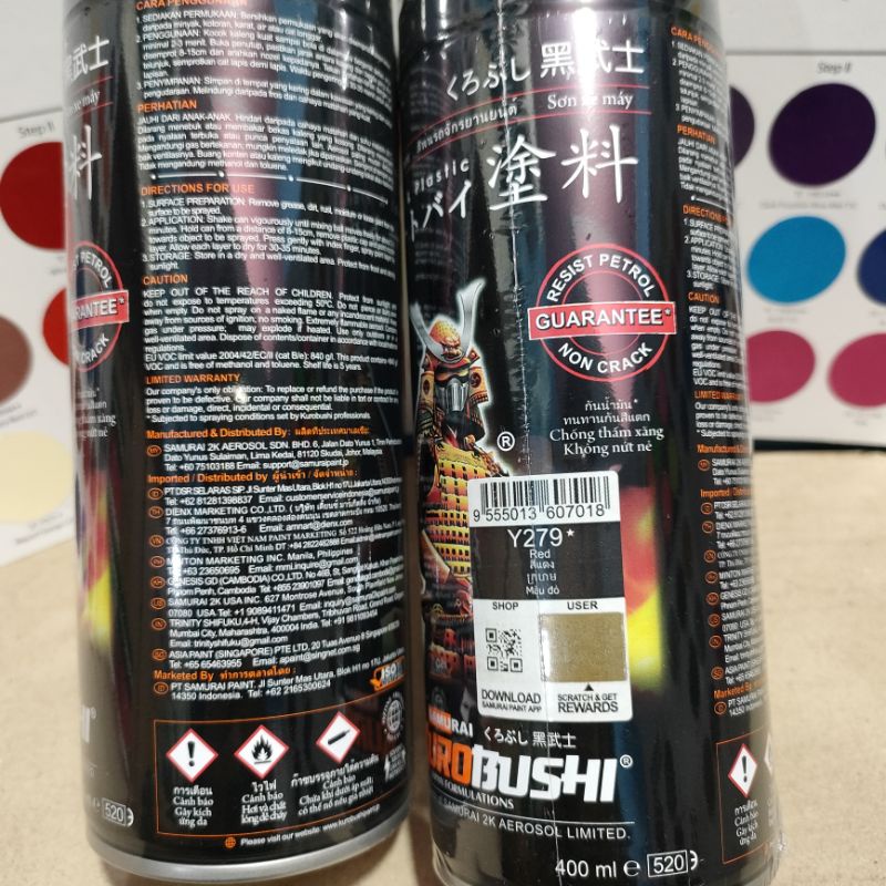 Pilok Pilox Cat Samurai Crystal Silver Y155 155 Kristal Silver Abu Abu Kristal 400ml Cat Semprot Samurai Paint Kurobushi Aerosol