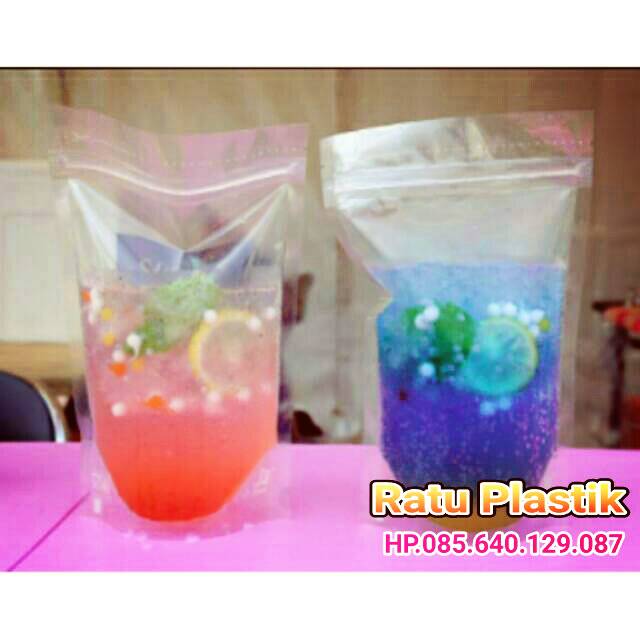 Standing Pouch Minuman Kekinian Kemasan Es Pudot K Pack 14 X 23 500 Ml Shopee Indonesia