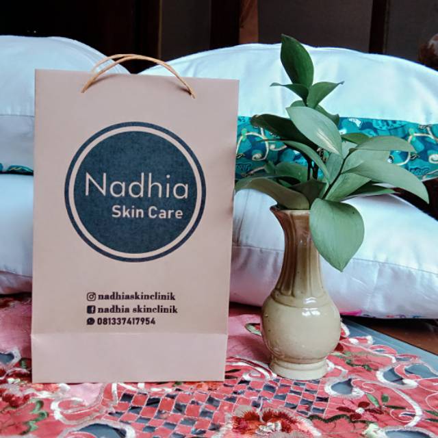 

paperbag craft 18x6x23 custom sablon 2 sisi satu warna