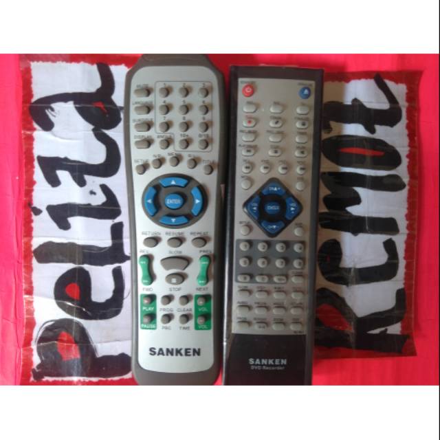 Remot Dvd  player sanken RC-R01original terlengkap