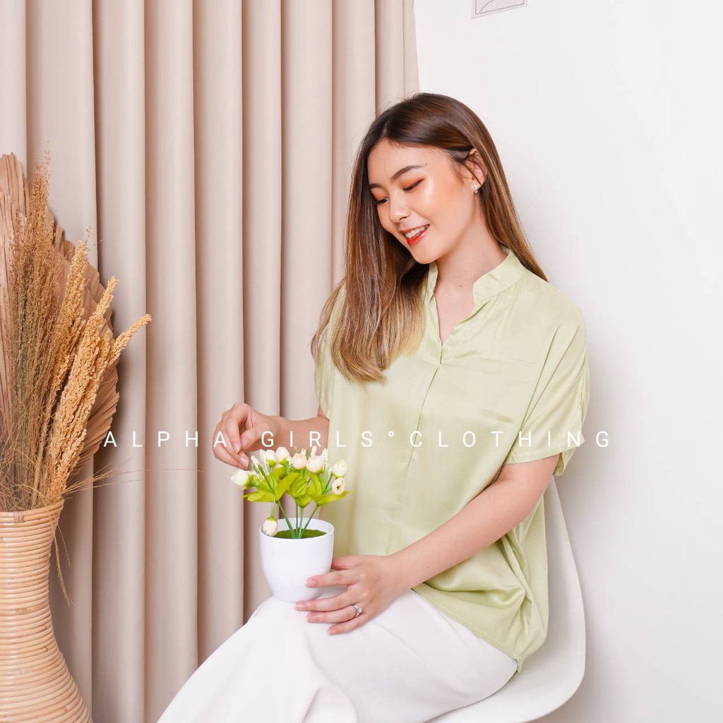 ATASAN BLOUSE WANITA | Premium Adelyn Top