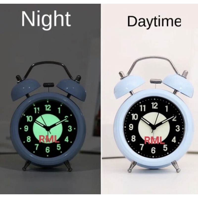 JAM WAKER ALARM KRING GLOW KECIL JAM MEJA ALARM KRING