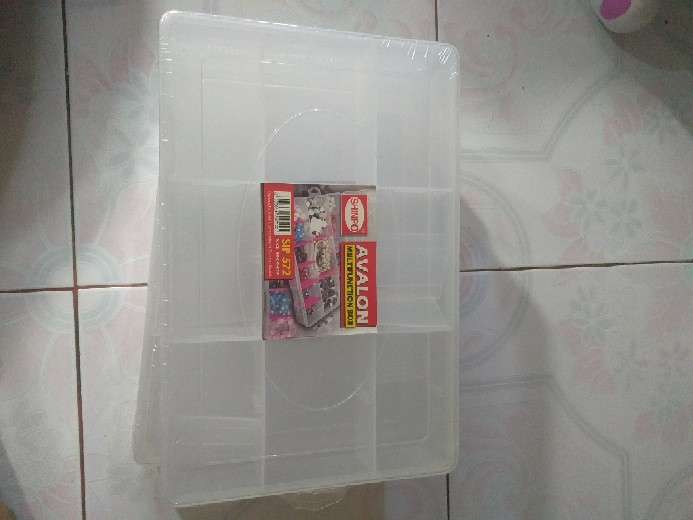 Lysashop - Kotak Penyimpanan Aksesoris Bersekat/kotak Serbaguna/tempat Simpan Multifungsi