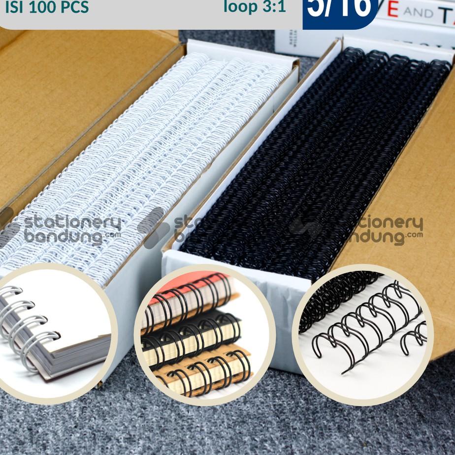 

Menarik.. Ring Kawat Spiral Jilid 5/16 F4 Spiral Wire 5/16 F4 3:1 38Lobang