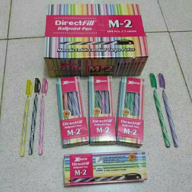 

Pulpen Murah X-Data Pena Ballpoint M1 M2