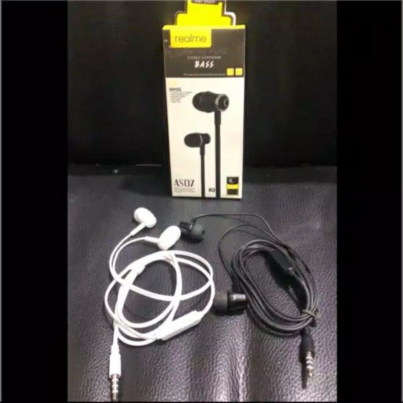 headset AS07 REALME suara bass bagus