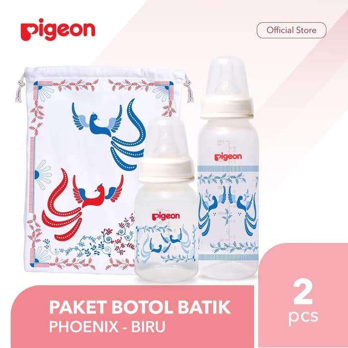 Pigeon Botol Susu PP Batik Phoenix (Tersedia varian warna dan ukuran)