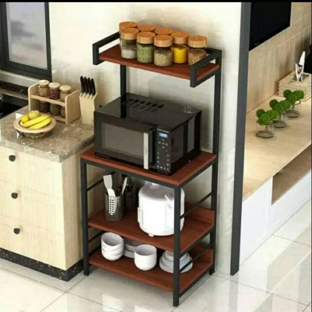  Rak  Dapur  minimalis  Rak  microwave Shopee Indonesia