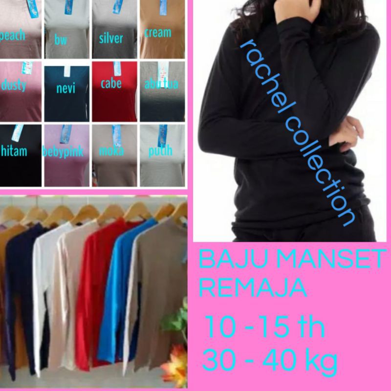 BAJU MANSET REMAJA SATU UKURAN BAHAN SPANDEX