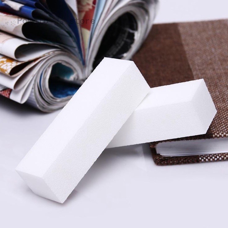 block buffer putih white manicure buffer asah kuku shaping kikir nail art