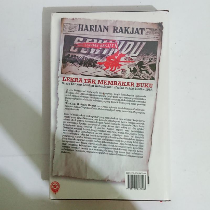 Lekra tak membakar buku