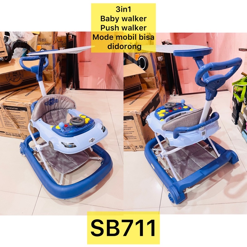 Baby Walker Spacebaby SB 316 302 306 309 701 711 Musik Dorongan