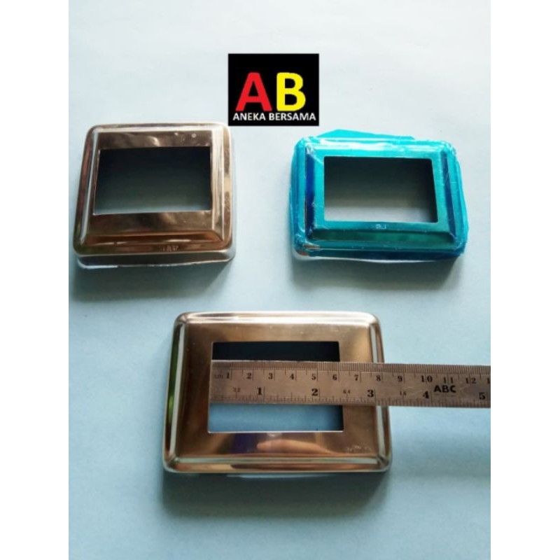 Flange Ring Kotak Stainless Steel 4cm x 6cm 201