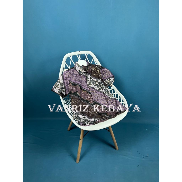 Vanriz Kebaya-Kemeja Batik Anak Pria Lengan Pendek