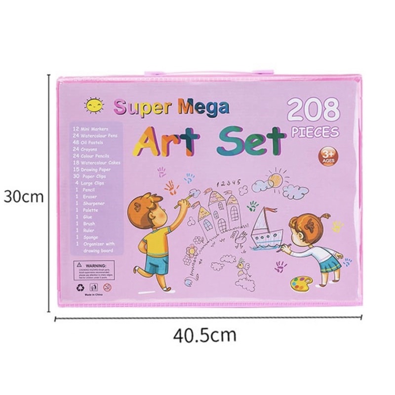 CRAYON ANAK SET  PENSIL WARNA ALAT LUKIS SET KRAYON