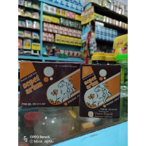 

Sepet Arum cebok 10 Sachet