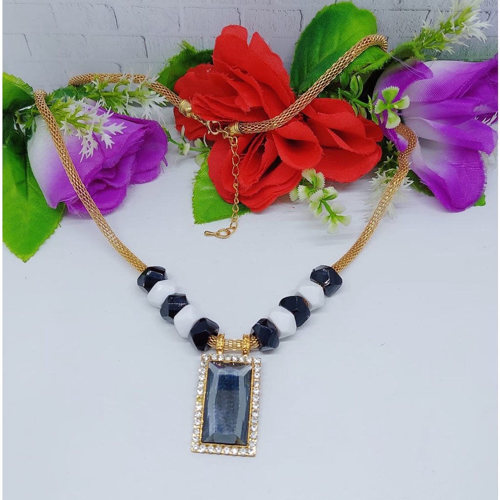 Aksesoris kalung fashion kalung elegan kalung hijab aksesoris cantik kalung daun elegan cantik A1-A5