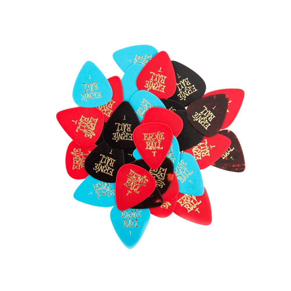 Ernie Ball Thin Assorted Cellulose Picks  bag of 144 P09108