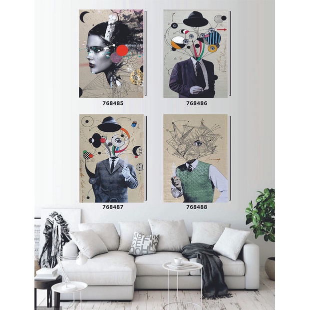 

Buku Tulis / Notebook / A5 Jepang / Surealism / Set 2556