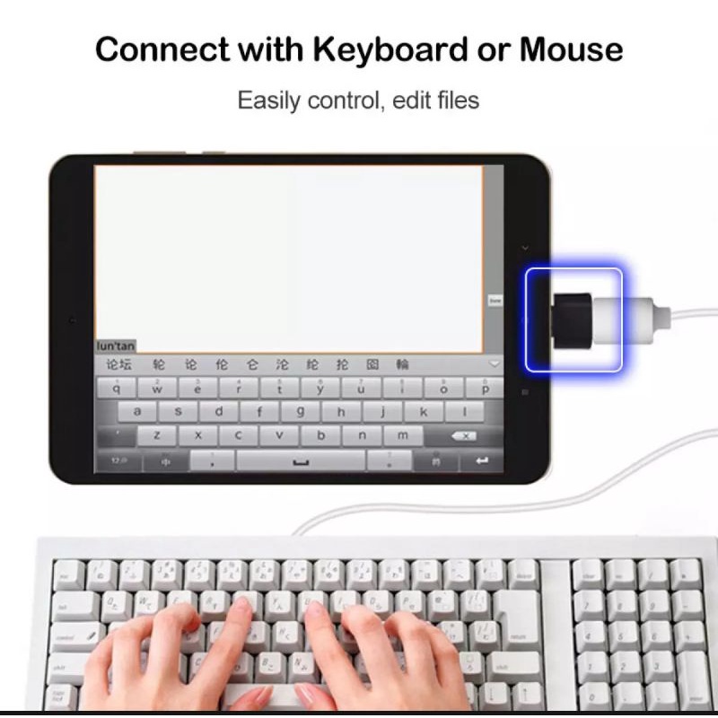 Otg Type C to Usb Port - Connector Usb C to Usb