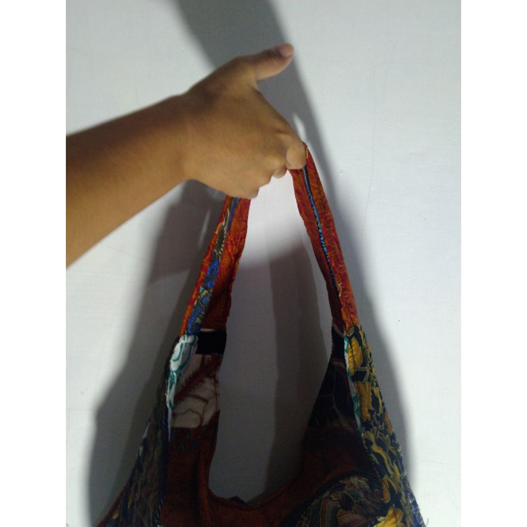 TAS PITA BULAT-BATIK MURAH-BATIK WANITA-KAIN PERCA-DARI KAIN PERCA-KAIN PERCA MURAH