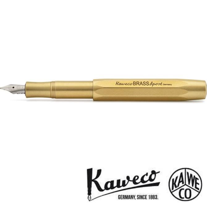 

(COD) KAWECO Sport BRASS Fountain Pen# Lamy Midori TWSBI Pilot Custom Rhodia TERBARU Kode 673