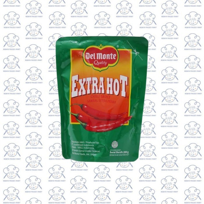 

Del monte Saus Sambal Extra Hot 200gr
