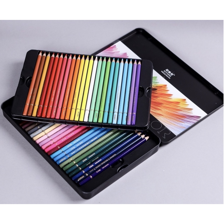 

NYONI Color Pencil 48 clr tin case coam color