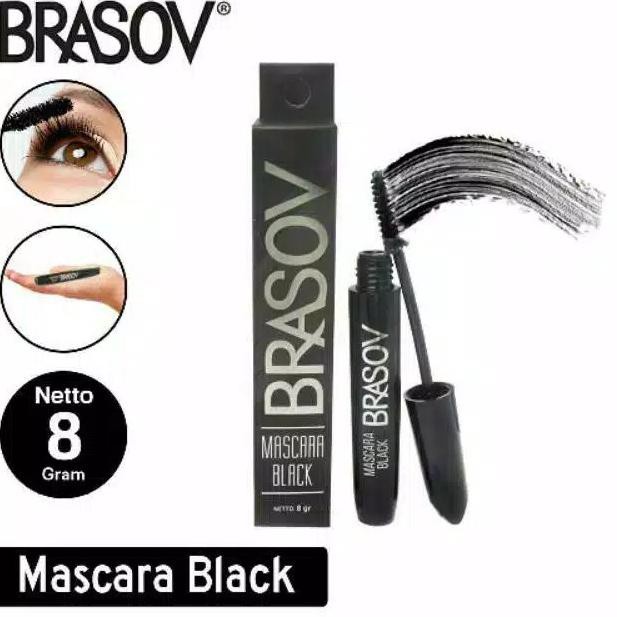 BRASOV (BPOM) Mascara Black 8g | maskara hitam
