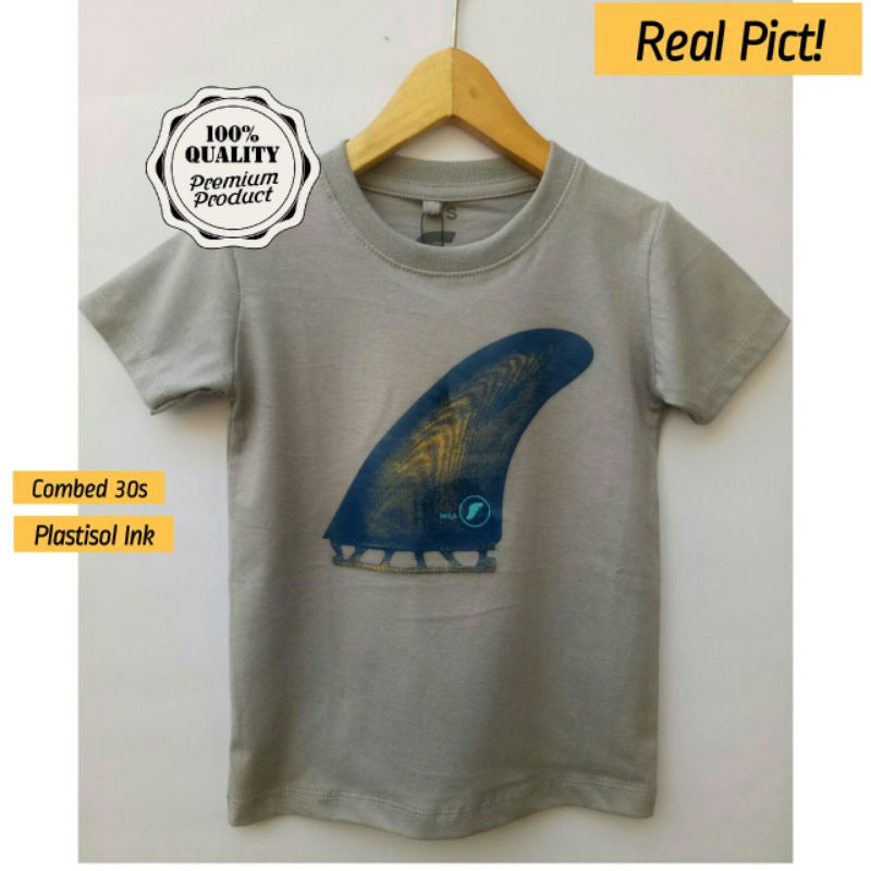 KAOS ANAK PREMIUM FUTURES BOARDS ABU-ABU / 100% REAL PICT / KAOS ANAK LAKI LAKI PREMIUM / KAOS SURFI