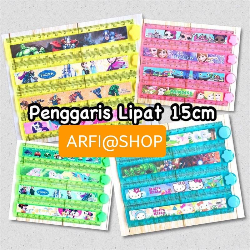 

Penggaris Lipat 15cm (1 Pcs)