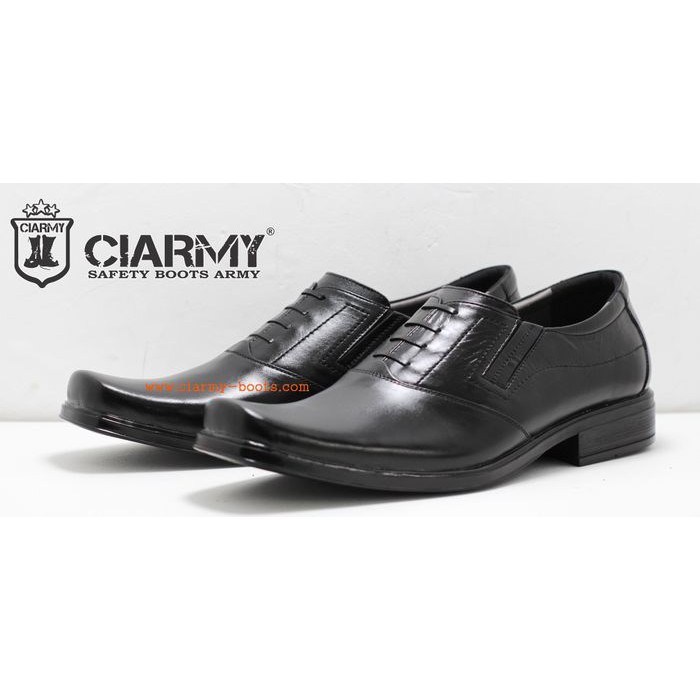 Jual Sepatu PANTOFEL | PDH | PDL | KERJA| Ciarmy Type C-050D - Hitam, 39 Diskon