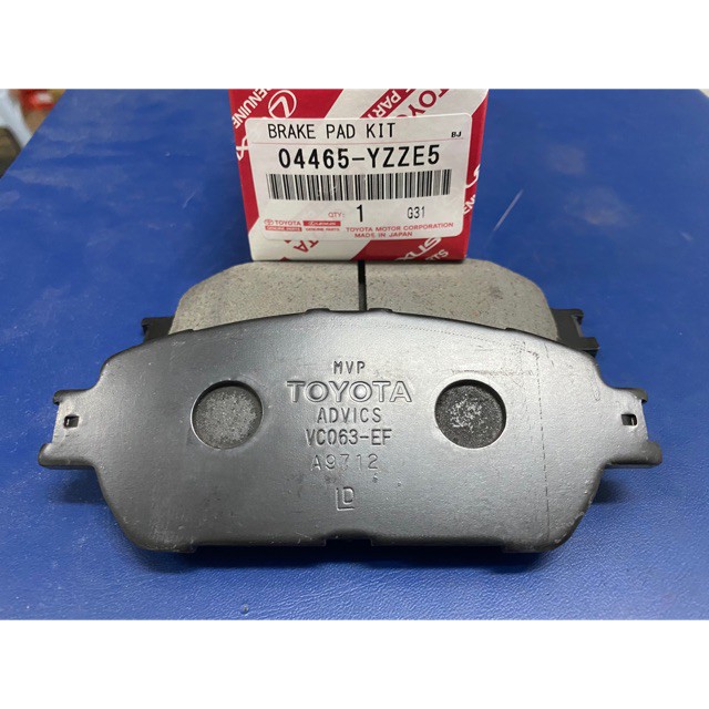 kampas rem depan alphard 2006