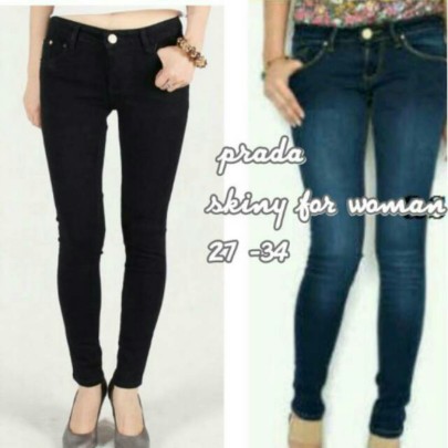 celana panjang jeans wanita / skinny jeans cewek / soft jeans / jeans pencil pensil