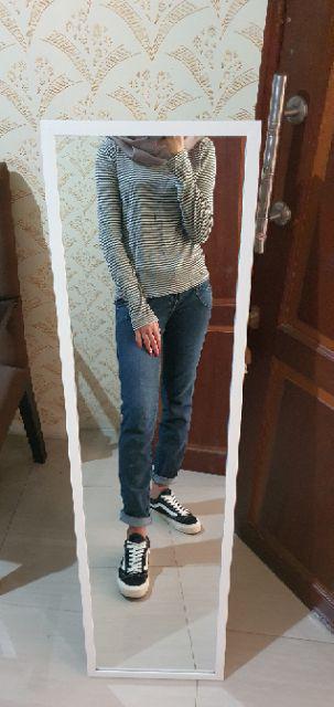 Standing Mirror Cermin Berdiri Minimalis Modern Tinggi Full Badan Bahan Fiber