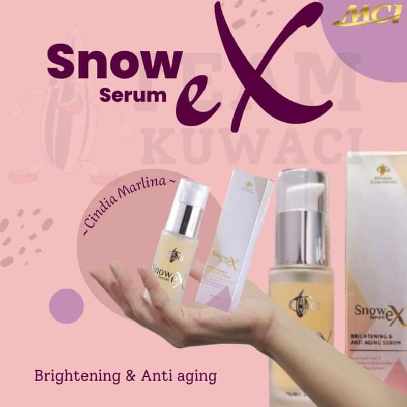 serum wajah snow ex