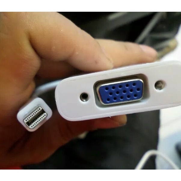 Kabel  Monitor  Proyektor VGA untuk Laptop Macbook Displayport Thunderbolt Mini DP to VGA Female DP