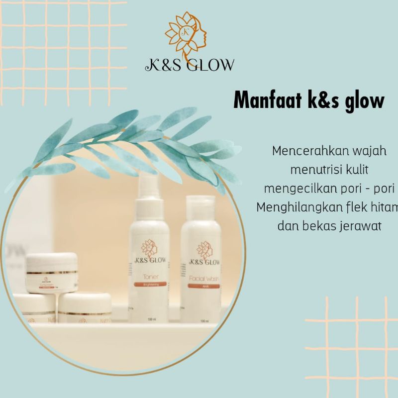Facial wash brightning K&S GLOW
