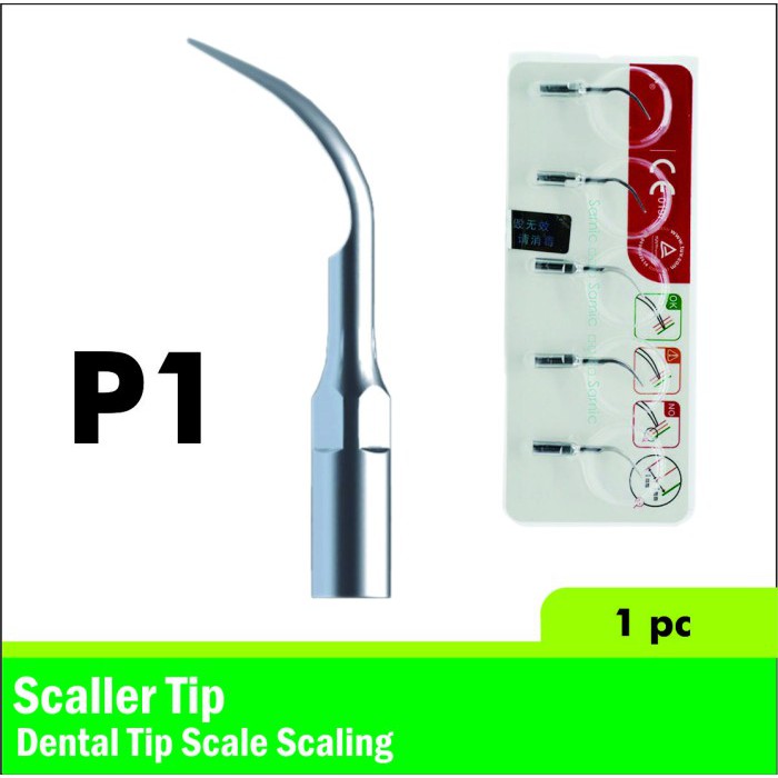Jual Dental tip scaler scaling tip P1 cocok DTE Satelec Woodpecker VRN