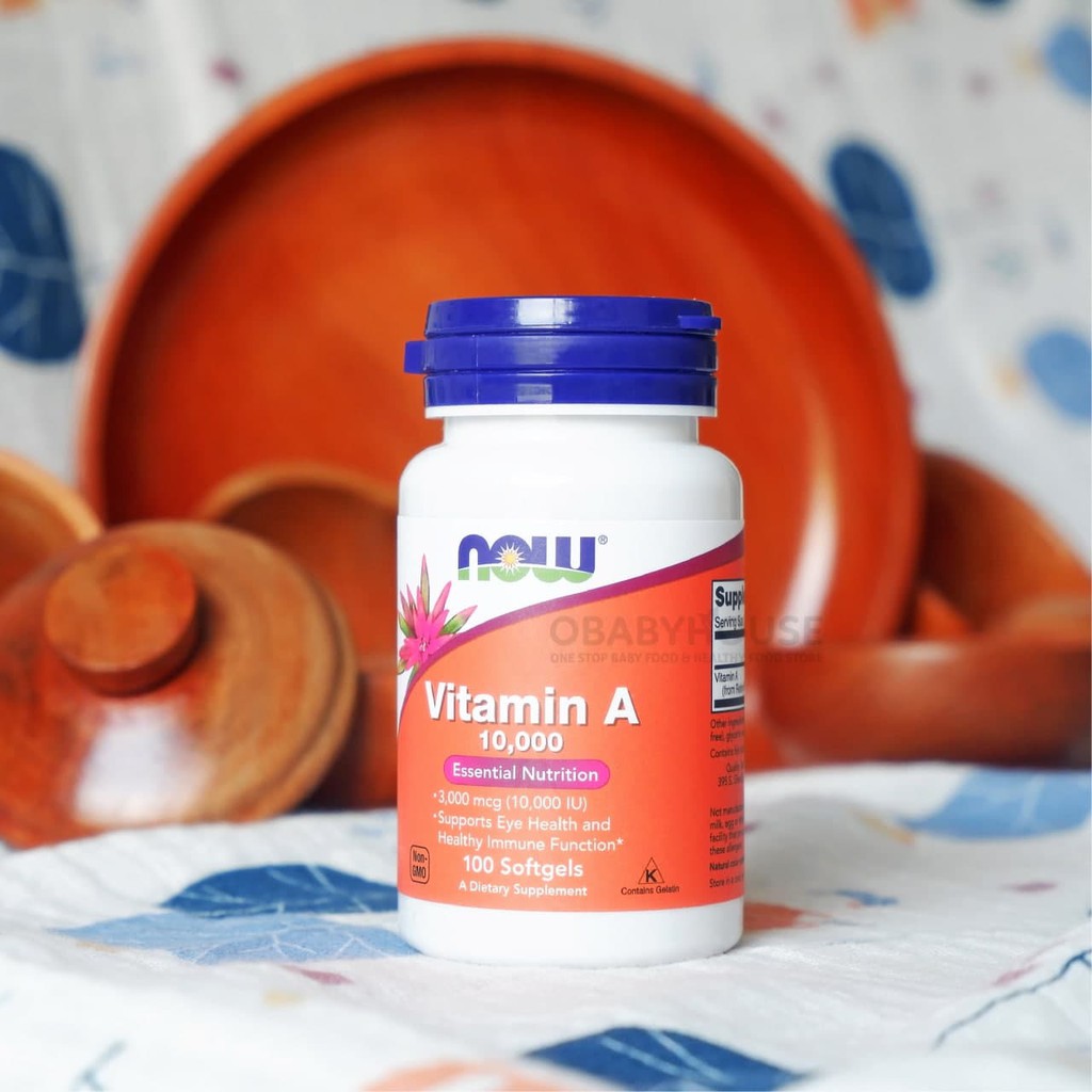 Now Foods Vitamin A 10.000IU 100 softgels