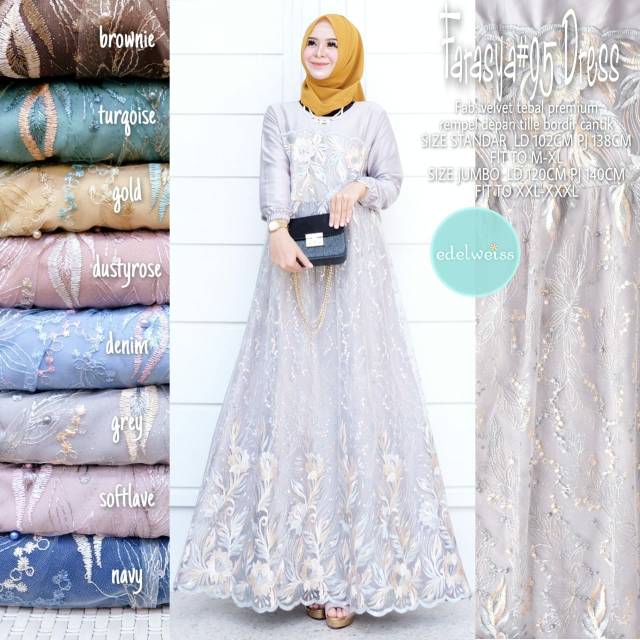 Gamis Kondangan Super Jumbo xxxl Ld 130cm Farasya Dress #95 Gamis Brukat Jumbo Gamis Lebaran Terbaru Dress Muslimah Gaun Pesta Gamis Seragam Pernikahan Outfit Bridesmaid Gamis Broklat Jumbo Wanita xxxl Outfit Kondangan Wedding Dresses Modern Warna Rose