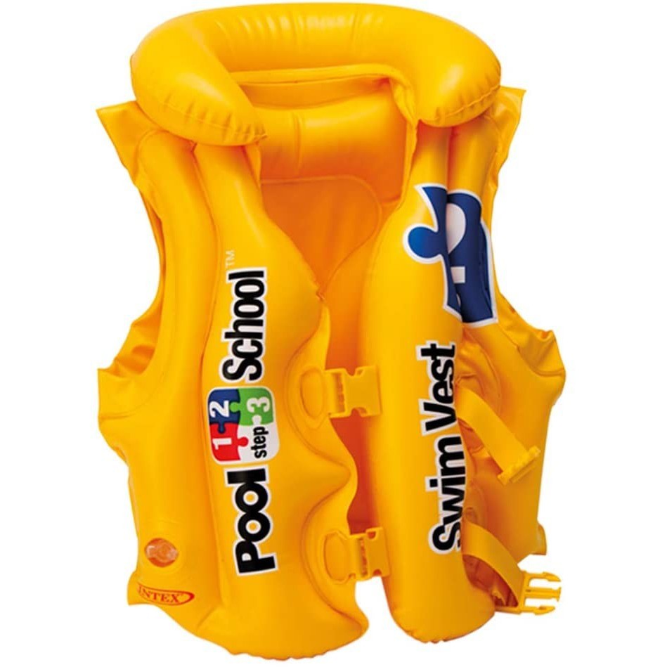 Intex 58660 Pelampung Renang Anak Deluxe Swim Vest School 50 x 47cm